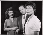 Maureen Stapleton, Eli Wallach and unidentified actress in rehearsal for the stage production The Cold Wind and the Warm