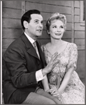 Eli Wallach and Carol Grace in the stage production The Cold Wind and the Warm