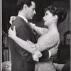 Eli Wallach and Suzanne Pleshette in the stage production The Cold Wind and the Warm