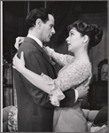 Eli Wallach and Suzanne Pleshette in the stage production The Cold Wind and the Warm