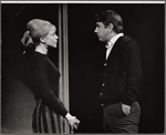 Patricia Roe and James Ray in the stage production The Pinter Plays: The Collection [and] The Dumbwaiter