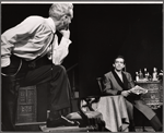Henderson Forsythe and James Patteron in the stage production The Pinter Plays: The Collection [and] The Dumbwaiter