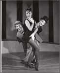 Philip Bruns, Liliane Montevecchi and Tony Ballen in the stage production Come Play with Me