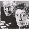 Ray Bolger and Margaret Hamilton in rehearsal for the stage production Come Summer