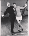 Ray Bolger and Cathryn Damon in rehearsal for the stage production Come Summer