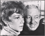 Cathryn Damon and Ray Bolger in rehearsal for the stage production Come Summer