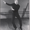 Ray Bolger in rehearsal for the stage production Come Summer