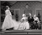 Margaret Hamilton and Ray Bolger (center), and cast mates in the stage production Come Summer