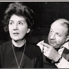 Maureen Stapleton and Lou Jacobi in rehearsal for the stage production Norman, Is That You?