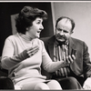 Maureen Stapleton and Lou Jacobi in rehearsal for the stage production Norman, Is That You?