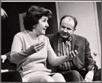 Maureen Stapleton and Lou Jacobi in rehearsal for the stage production Norman, Is That You?