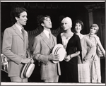 Denny Shearer [second from left] and unidentified others in the touring stage production of the 1971 Broadway revival of No, No, Nanette