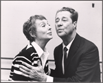 Evelyn Keyes and Don Ameche in rehearsal for the touring production of the 1971 Broadway revival of No, No, Nanette