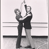 Swen Swenson with an unidentified dance partner in rehearsal for the touring production of the 1971 Broadway revival of No, No, Nanette