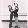 Swen Swenson and unidentified in rehearsal for the touring stage production of the 1971 Broadway revival of No, No, Nanette