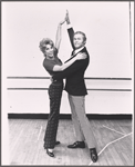 Swen Swenson and unidentified in rehearsal for the touring production of the 1971 Broadway revival of No, No, Nanette