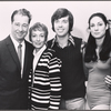 Don Ameche and Evelyn Keyes [at left] with unidentified performers in rehearsal for the touring production of the 1971 Broadway revival of No, No, Nanette