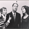 Evelyn Keyes, Don Ameche and unidentified in rehearsal for the touring stage production of the 1971 Broadway revival of No, No, Nanette