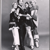 Loni Zoe Ackerman, Anthony S. Teague, Pat Lysinger and unidentified in studio portrait from the 1971 Broadway revival of No, No, Nanette