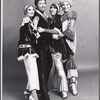 Loni Zoe Ackerman, Anthony Teague, Pat Lysinger and unidentified in studio portrait for the 1971 Broadway revival of No, No, Nanette