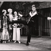 Bobby Van [at right] and unidentified others in the 1971 Broadway revival of No, No, Nanette