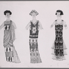 Costume sketch by Raoul Pene Du Bois for the stage production No, No, Nanette