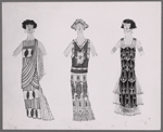 Costume sketch by Raoul Pene Du Bois for the stage production No, No, Nanette