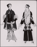 Costume sketch by Raoul Pene Du Bois for the stage production No, No, Nanette