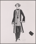 Costume sketch by Raoul Pene Du Bois for the stage production No, No, Nanette