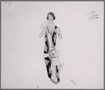 Costume sketch by Raoul Pene Du Bois for the stage production No, No, Nanette