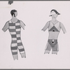 Costume sketch by Raoul Pene Du Bois for the stage production No, No, Nanette