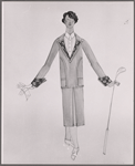 Costume sketch by Raoul Pene Du Bois for the stage production No, No, Nanette