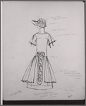 Costume sketch by Raoul Pene Du Bois for the stage production No, No, Nanette