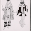 Costume sketch by Raoul Pene Du Bois for the stage production No, No, Nanette