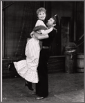 Gwen Verdon and George Wallace in the stage production New Girl in Town