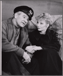 Cameron Prud'Homme and Gwen Verdon in the stage production New Girl in Town