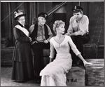 Thelma Ritter, Cameron Prud'homme, Gwen Verdon and George Wallace in the stage production New Girl in Town