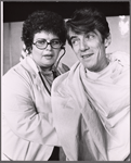 Elaine Shore and William Hickey in the Off-Broadway stage production Next