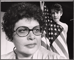 Elaine Shore and William Hickey in the Off-Broadway stage production Next