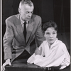 Shepperd Strudwick and Janice Rule in rehearsal for the stage production The Night Circus