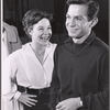 Janice Rule and Ben Gazzara in rehearsal for the stage production The Night Circus