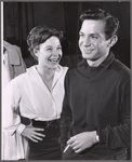 Janice Rule and Ben Gazzara in rehearsal for the stage production The Night Circus