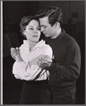 Janice Rule and Ben Gazzara in rehearsal for the stage production The Night Circus