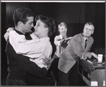 Janice Rule, Ben Gazzara, Arlene Golonka and Shepperd Strudwick in rehearsal for the stage production The Night Circus