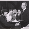Cast and production team in rehearsal for the stage production The Night Circus