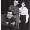Ben Gazzara, Patricia Roe and unidentified in rehearsal for the stage production The Night Circus