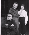 Ben Gazzara, Patricia Roe and unidentified in rehearsal for the stage production The Night Circus