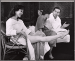 Patricia Roe and Ben Gazzara in the stage production The Night Circus