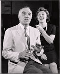 Walter Abel and Carmen Mathews in rehearsal for the stage production Night Life