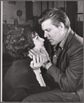 Carol Lawrence and Neville Brand in rehearsal for the stage production Night Life